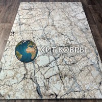 Турецкий ковер VEIVET 25226 Голубой-бежевый